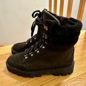 AQUATALIA ALYSSA BROWN SUEDE BOOTS